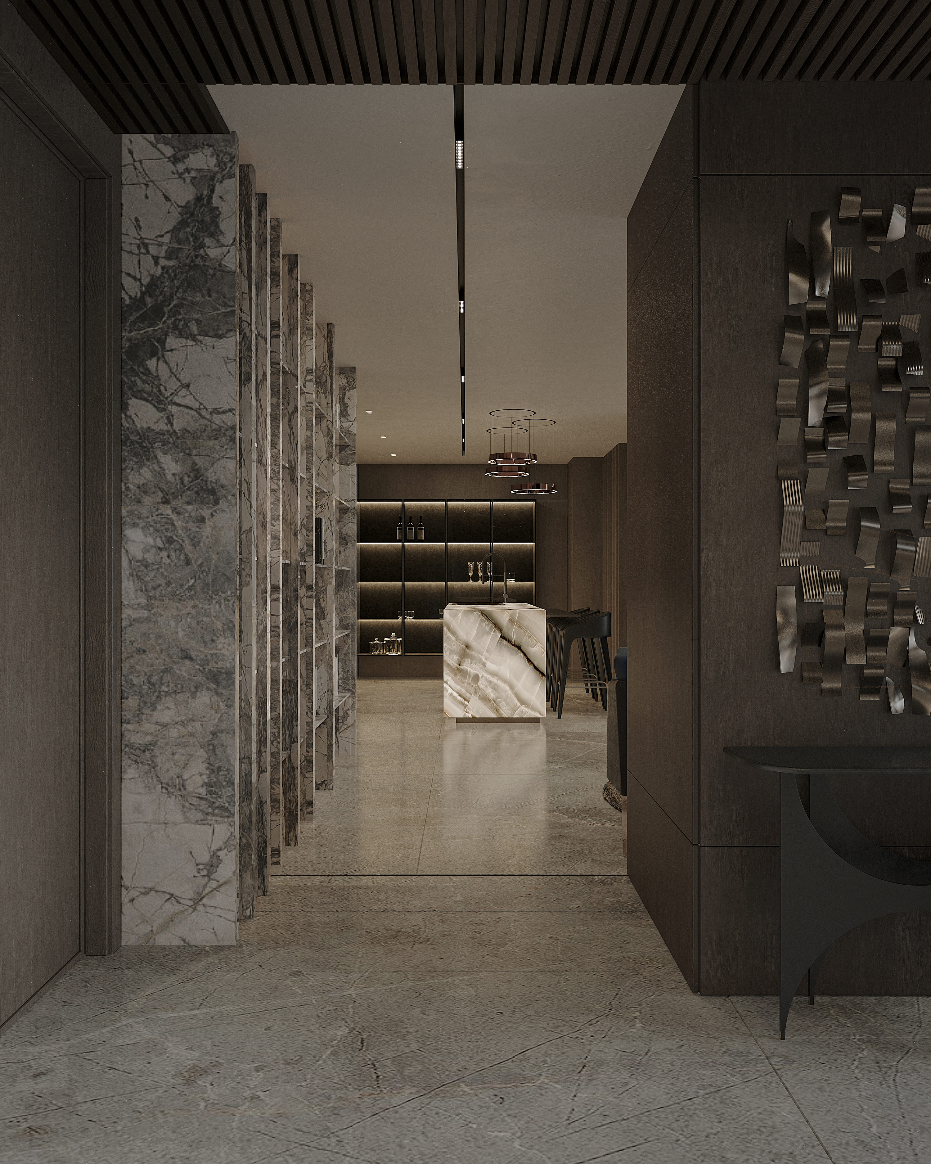 Emaar Beachfront Penthouse 1 – Architecture and Design in Dubai – Aura ...