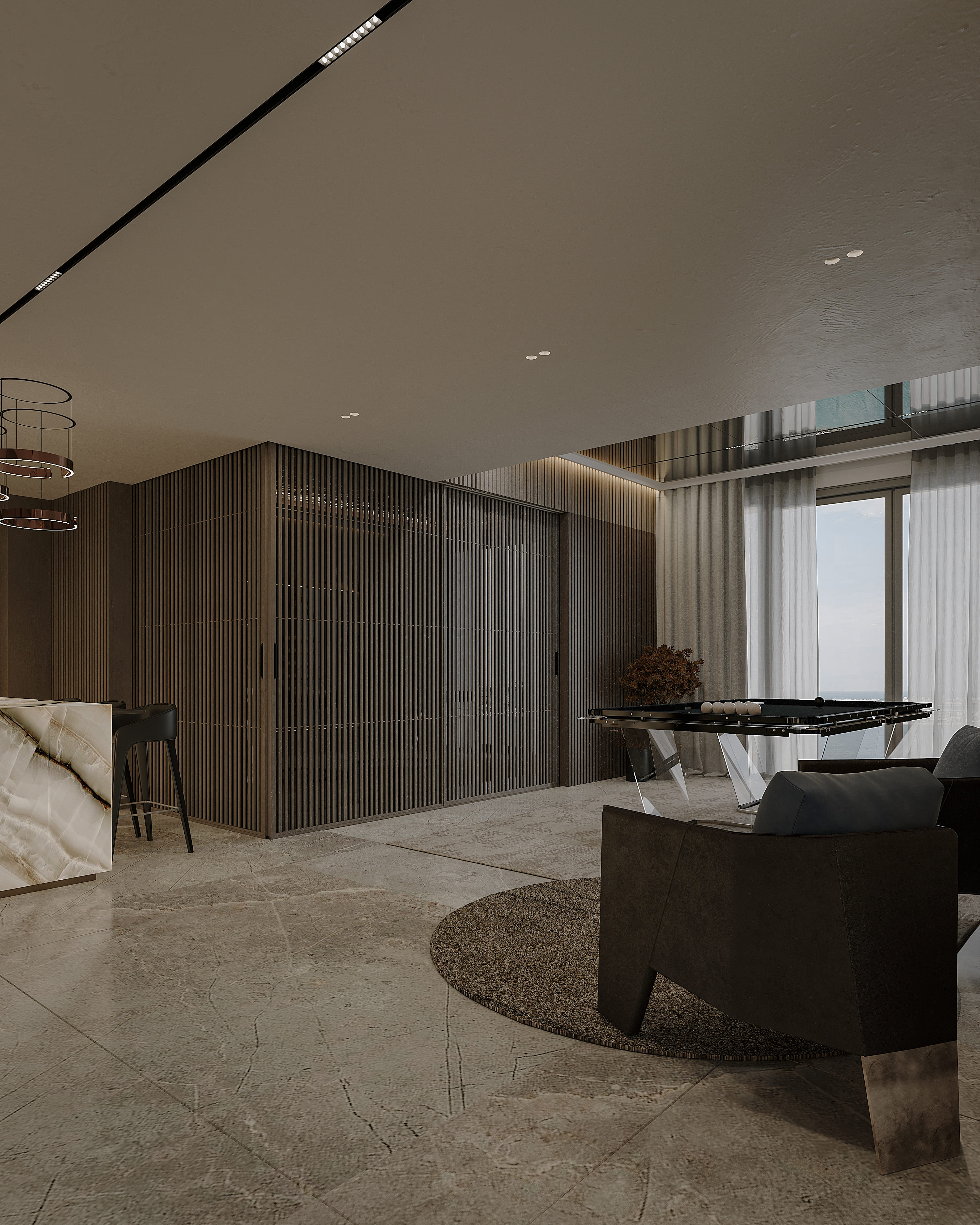 Emaar Beachfront Penthouse 1 – Architecture and Design in Dubai – Aura ...